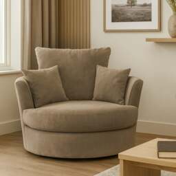 Rackhams Fern Keira Fabric Swivel Chair