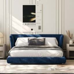 Rackhams Diana King Size Bed, Super King Size Bed, Velvet - King Size - thumbnail 6