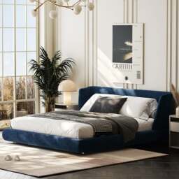 Rackhams Diana King Size Bed, Super King Size Bed, Velvet - King Size - thumbnail 3