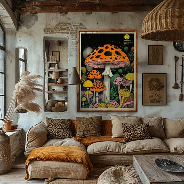 Rackhams Pipe Dream Artwork - Framing Options Available - Black - A4 - Framed Print - image 1