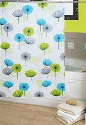 Rackhams Shower Curtain Fabric water proof extra wide for full bath coverage 220 CM (WIDE) x 180 cm (Drop) 100% Polyester Weighted Hem - Mosaic Grey / White - thumbnail 3