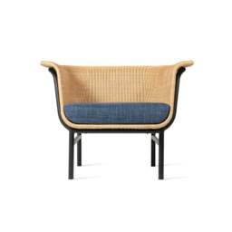 Rackhams Budron Rattan Armchair, Two Seater, Indoor/ Outdoor Furniture - Side Table Set - Beige - thumbnail 3