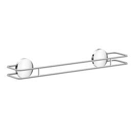 Rackhams Chromed Stainless Steel 50cm Towel Rail Self Adhesive Bathroom Wall Mounted