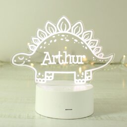 Rackhams Personalised Dinosaur LED Colour Changing Night Light - thumbnail 4