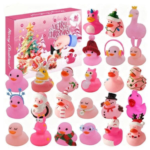 Rackhams Christmas Rubber Duck Bath Toy Advent Calendar - Style 2 - image 1