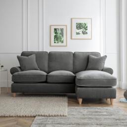 Rackhams The Bromfield Right Hand Chaise Sofa - Charcoal