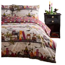 Rackhams Ultimate Reversible Velvet Printed Duvet Cover Set - Multicoloured - Single - Multicoloured - 52% Polyester/48% Cotton - thumbnail 3