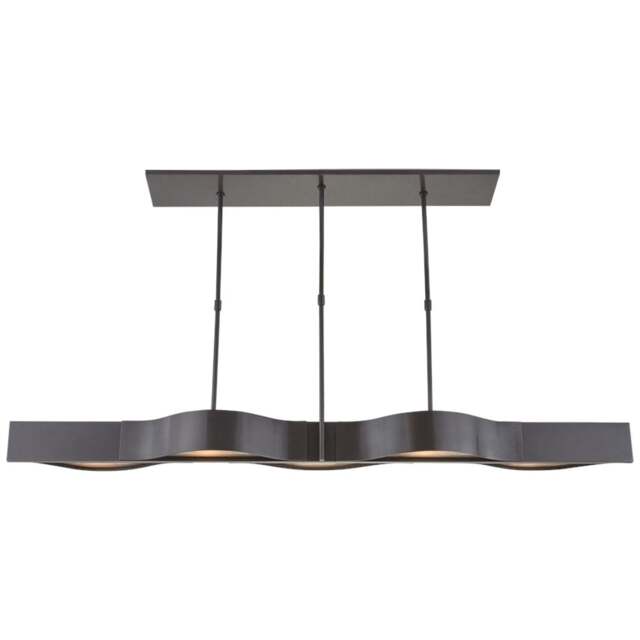 Rackhams Avant Large Linear Pendant Light - Bronze - image 1