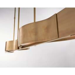 Rackhams Avant Large Linear Pendant Light - Bronze - thumbnail 5
