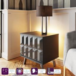 Rackhams Frank Olsen Elevate Lamp/ Side Table - white - thumbnail 6