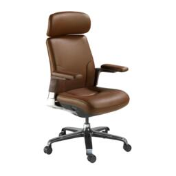 Rackhams Swivel Office Chair 4211/4212 - Brown - Steel