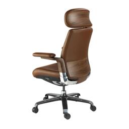 Rackhams Swivel Office Chair 4211/4212 - Brown - Steel - thumbnail 6