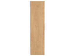 Rackhams Seville 2 Door Double Wardrobe - White High Gloss and Light Oak - thumbnail 4