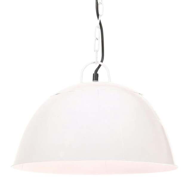 Rackhams Industrial Vintage Hanging Lamp 25 W White Round 41 cm E27