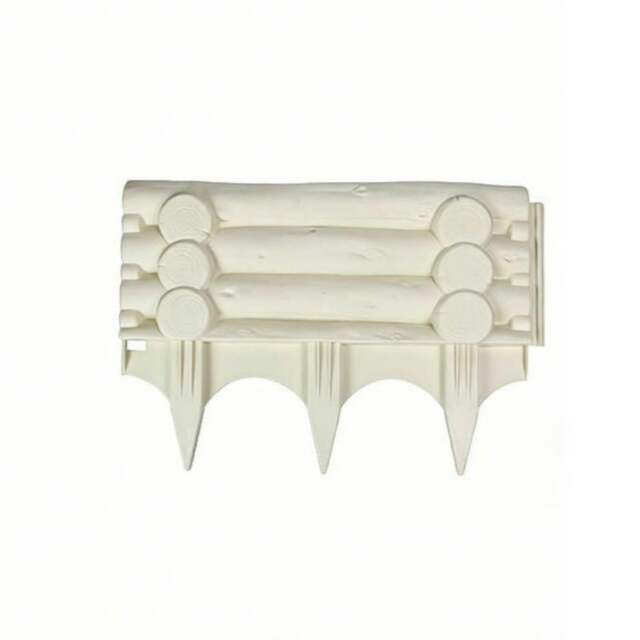 Rackhams Outdoor Garden Brick-Style Fence Decoration - Pack of 10 - Beige - image 1