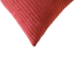 Rackhams Ribbed Red Cushion Set of 2 - thumbnail 5