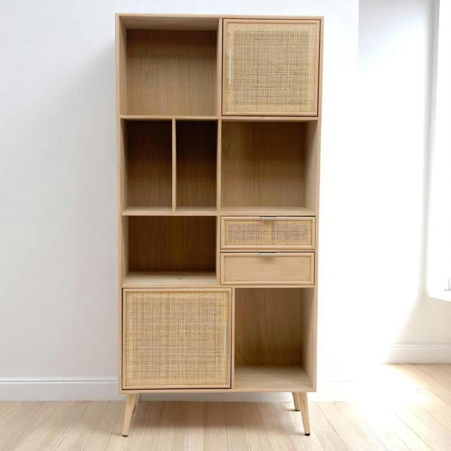 Rackhams MSL 189CM WOODEN DISPLAY CABINET