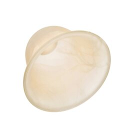 Rackhams Pair of White Alabaster Glass Shades with Traditional Shape for E14 and E27 - thumbnail 4