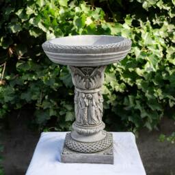 Rackhams Patrician Bird Bath Elegant Stone cast Bird Bath Bird feeder - thumbnail 3