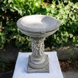 Rackhams Patrician Bird Bath Elegant Stone cast Bird Bath Bird feeder - thumbnail 2