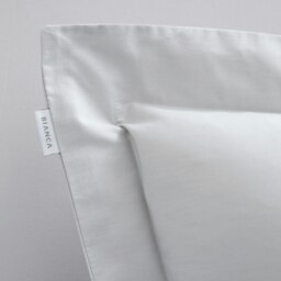 Rackhams 200 Thread Count Cotton Percale Oxford Pillowcase Pair - Grey - 50x75cm (x2) - thumbnail 3
