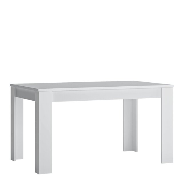 Rackhams Fribo extending dining table 140-180cm in White - White - No - White - image 1