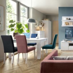 Rackhams Fribo extending dining table 140-180cm in White - White - No - White - thumbnail 4