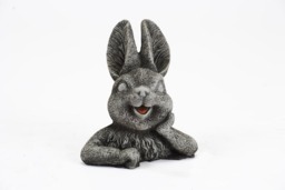 Rackhams Cute Half Bunny stone garden ornament - thumbnail 6