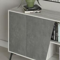 Rackhams Modern Fiona Console Sideboard Storage Cabinet 180(W)cm - Oak - thumbnail 4