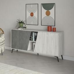 Rackhams Modern Fiona Console Sideboard Storage Cabinet 180(W)cm - Oak - thumbnail 5