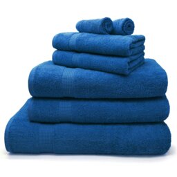 Rackhams Luxury Egyptian Cotton Towels 550gsm Royal Blue - Blue - Bath sheet