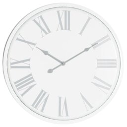 Rackhams Flemings Wall Clock - White - 49cm x 4cm x 49cm - White - 100% Mixed - thumbnail 2