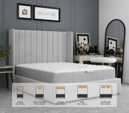 Rackhams Aura Gel Enhanced 800 Pocket Sprung Mattress with Comfort Layers - 5ft - King - Essentials by DS Living - thumbnail 6