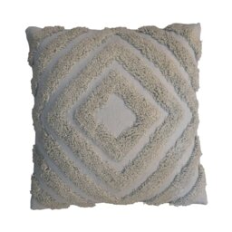 Rackhams Grey Diamond Cushion Set of 2 - thumbnail 4