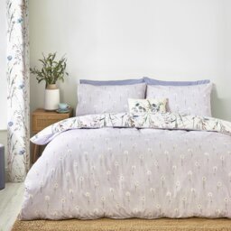 Rackhams Grasmere Floral Reversible Duvet Cover Set - Lilac - King - thumbnail 2