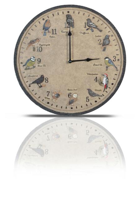 "Rackhams 12"" Garden Birds Wall Clock"