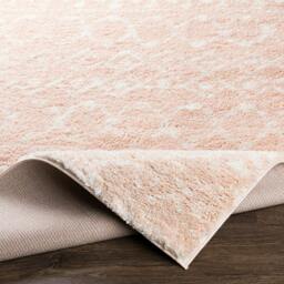 Rackhams Aliyah Shag-Global Pink Ivory Plush Soft Pile Rug - 80 x 220 cm - thumbnail 5