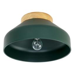 Rackhams Chic Scandinavian Designed Semi Flush Ceiling Light in Forest Green - thumbnail 3