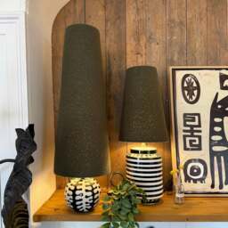 Rackhams Thyme Boucle Oversized Cone Lampshades - Queen - thumbnail 2