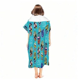 Rackhams Pullover Style Adult Hooded Cloak Bath Towel - Style 10 - thumbnail 6