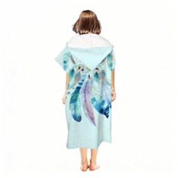 Rackhams Pullover Style Adult Hooded Cloak Bath Towel - Style 10 - thumbnail 5