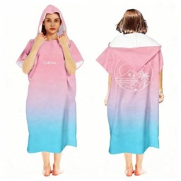 Rackhams Pullover Style Adult Hooded Cloak Bath Towel - Style 10 - thumbnail 2