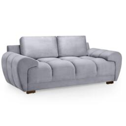 Rackhams Zura Plush Fabric Large 2 Seater Sofa - Cream, Grey or Mocha - Mocha - thumbnail 3