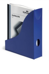 Rackhams Magazine Rack Document Holder Desk File Organiser - 6 Pack - A4 Blue - thumbnail 1