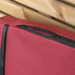Rackhams 52 x 41cm Cushion Base for Single Wooden Garden Chair in Burgundy - thumbnail 6