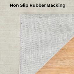 Rackhams Washable Area Rug Soft Velvet Floor Mat Non Slip Living Room 120x160cm - thumbnail 4