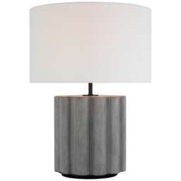 Rackhams Scioto Medium Table Lamp - Signature Collection - Terracotta Stained Concrete - thumbnail 3