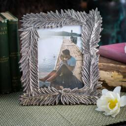 Rackhams Silver Feather Photo Frame