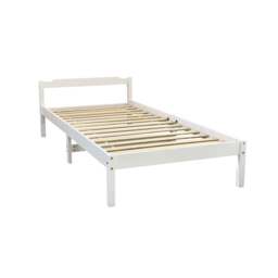Rackhams Jinsen Single Bed Frame, White - Single - thumbnail 2