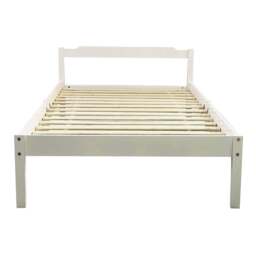 Rackhams Jinsen Single Bed Frame, White - Single - thumbnail 3